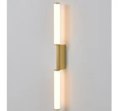 Applique*CVL Applique murale, Signal double 920, , LED, dim, 2700K, 1340 lm, L4cm, H92cm - laiton satiné