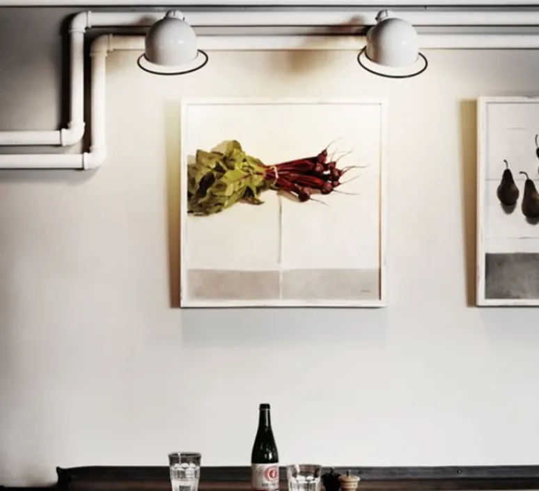 Applique*Jieldé Applique murale, Signal SI300, brillant, L28cm, H15cm - blanc