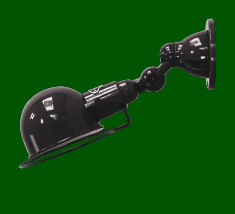 Applique*Jieldé Applique murale, Signal, SI300, noir, brillant, L28cm, H15cm - noir brillant