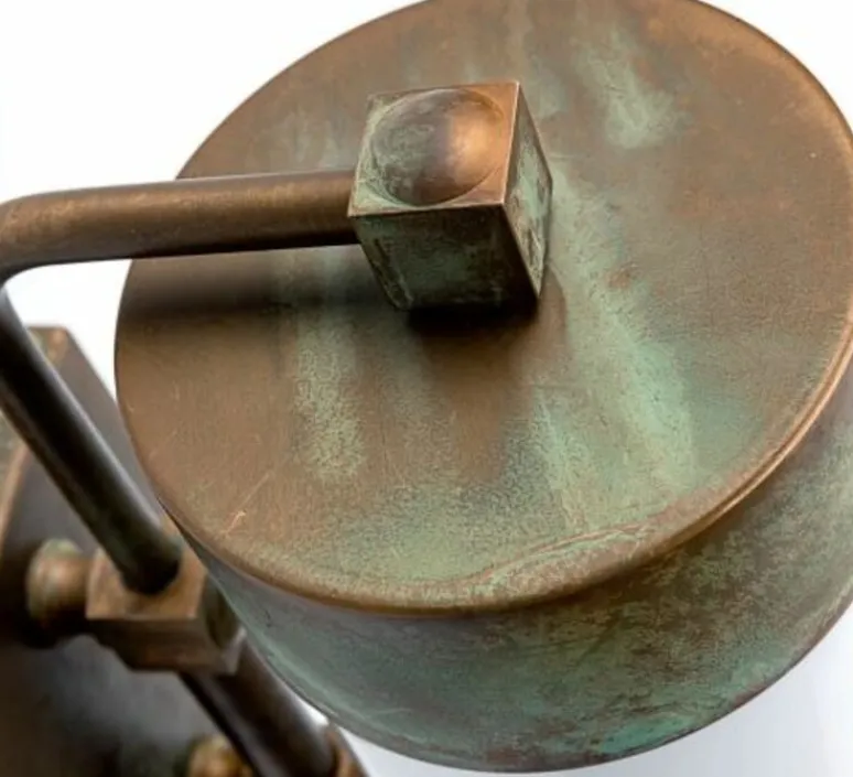 Applique*Moretti Luce Applique murale, Silindar 3389, , IP44, Ø10cm, H30cm - laiton