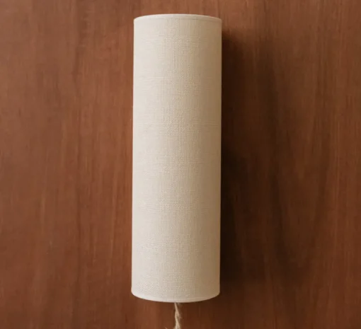 Applique murale, Simone, beige, L11cm, H35cm - An°so