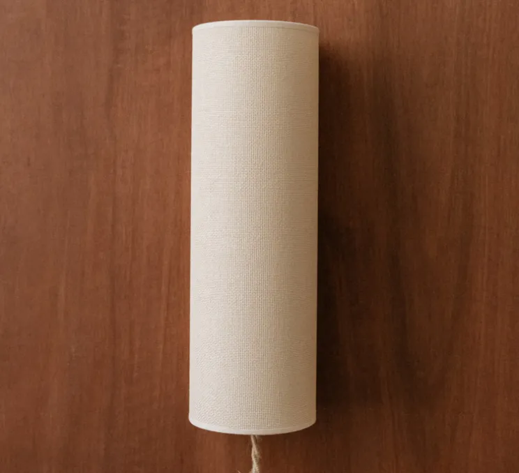 Applique murale, Simone, beige, L11cm, H35cm - An°so