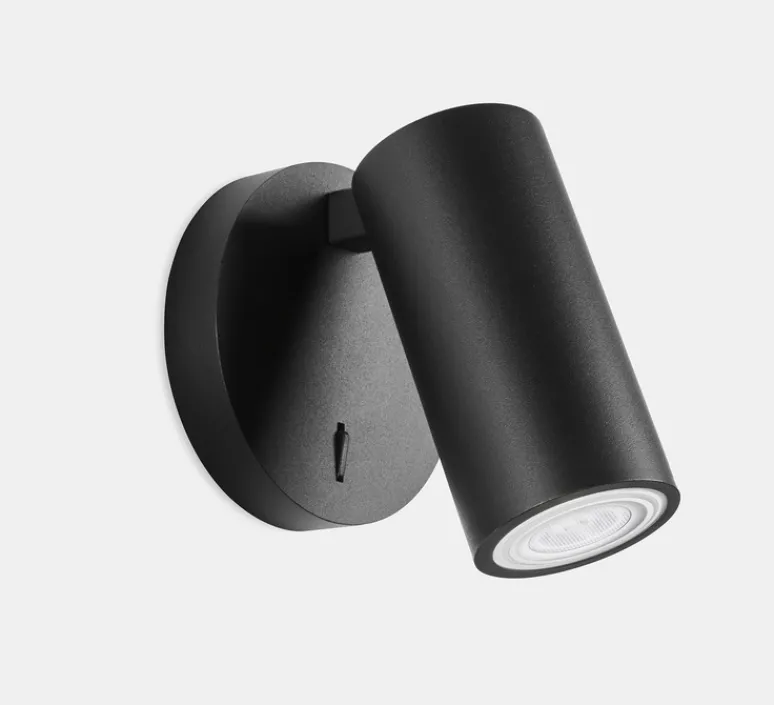 Applique*LEDS C4 Applique murale, Simply, , L10,5cm, H11,5cm - noir