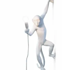 Applique|Enfants*Seletti Applique murale, singe, Monkey Hanging, gauche, , H76,5cm - blanc