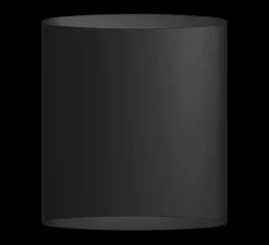 Applique murale, Sinne, noir texturé, IP44, L12,4cm, H17cm - Belid