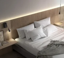 Applique*Bover Applique murale, Skybell Plus A/01, , LED, 2700K, 1200lm, L13cm, H38cm - noir