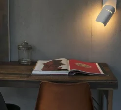 Applique murale, Smile, blanc, L12cm, H19,5cm - Faro