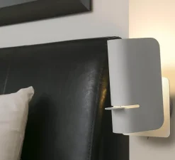 Applique murale, Smile, blanc, L12cm, H19,5cm - Faro