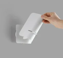 Applique murale, Smile, blanc, L12cm, H19,5cm - Faro