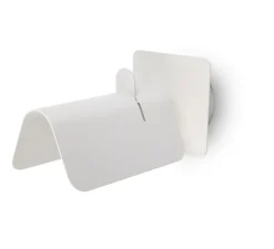 Applique murale, Smile, blanc, L12cm, H19,5cm - Faro