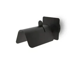 Applique murale, Smile, noir, L12cm, H19,5cm - Faro