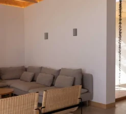 Applique*Faro Applique murale, Sole 2L, lisse, , L8cm, H15,5cm - gris