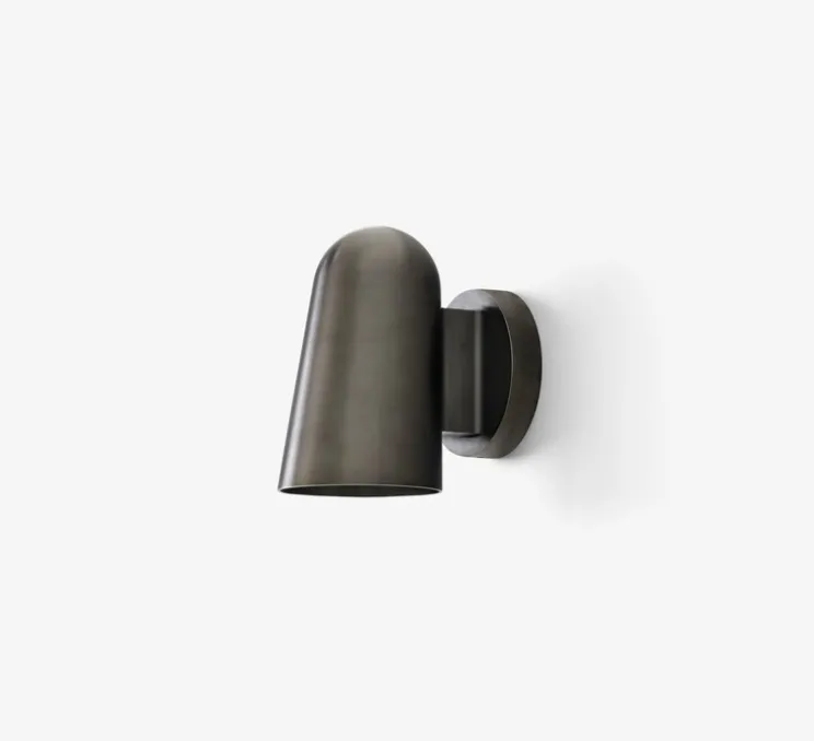 Applique murale, Solid SC105, bronze, IP44, L9,5cm, H15cm - Andtradition