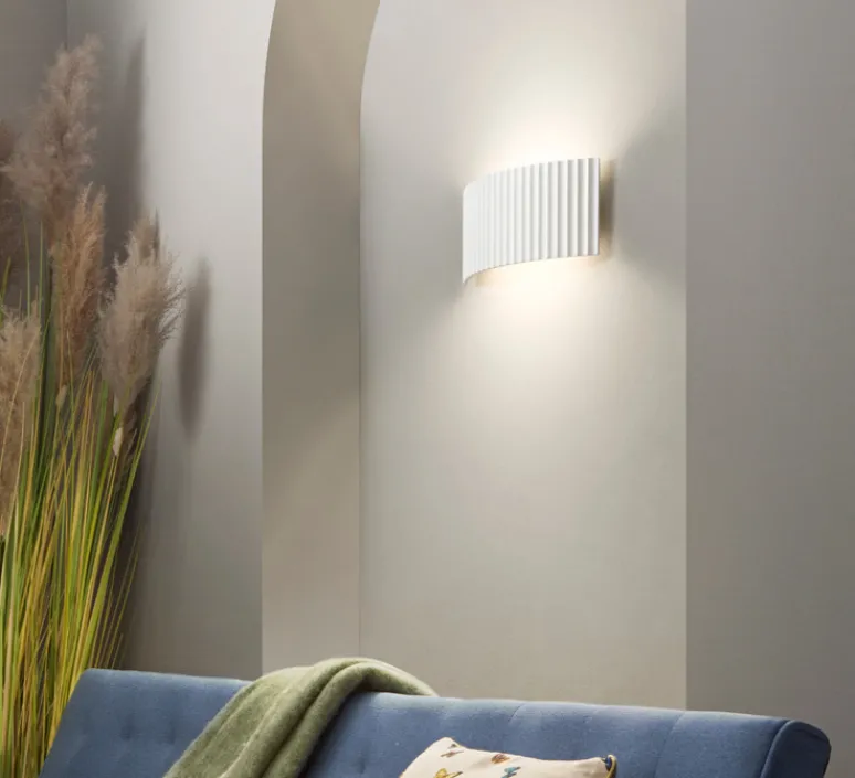 Applique*Nedgis Applique murale, Sonia horizontale, , L34cm, H15cm - blanc