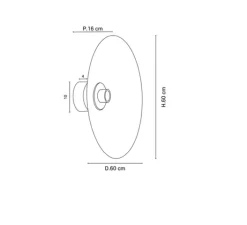 Applique*Market Set Applique murale, Sonia Laudet D60, , Ø60cm, P16cm - Nostalgia Massala