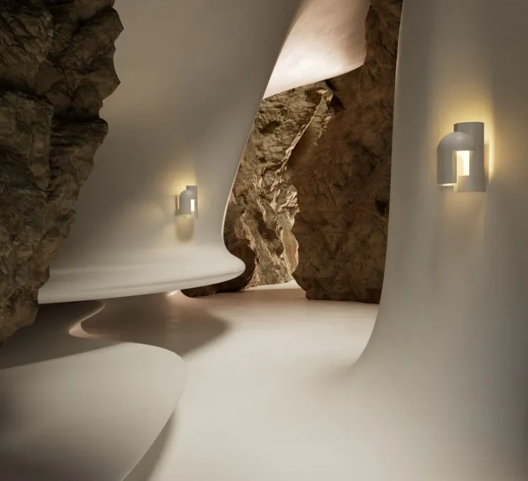 Applique murale, Soul Story 1, blanc, LED, dim, 2700K, 250 lm, L18,7cm, H28,7cm - DCW éditions Paris
