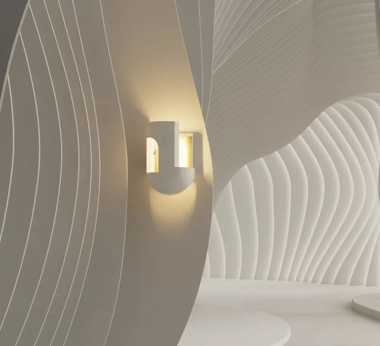 Applique*DCW éditions Paris Applique murale, Soul Story 3, , LED, dim, 2700K, 250 lm, L18,5cm, H28,7cm - blanc