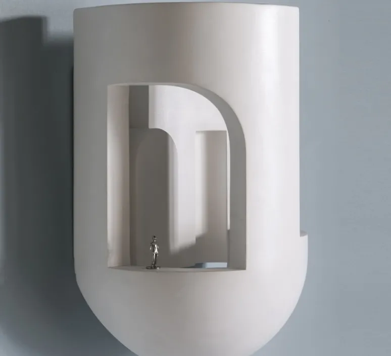 Applique*DCW éditions Paris Applique murale, Soul Story 3, , LED, dim, 2700K, 250 lm, L18,5cm, H28,7cm - blanc