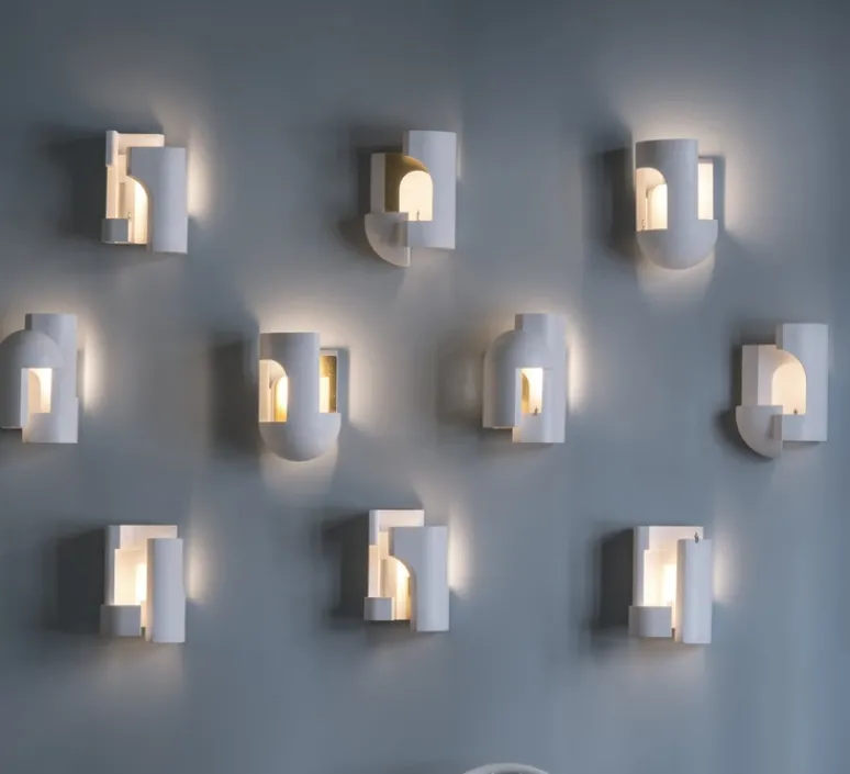 Applique*DCW éditions Paris Applique murale, Soul Story 3, , LED, dim, 2700K, 250 lm, L18,5cm, H28,7cm - blanc