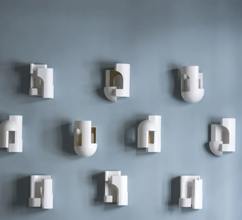 Applique*DCW éditions Paris Applique murale, Soul Story 5, , LED, dim, 2700K, 250 lm, L18,8cm, H26,2cm - blanc