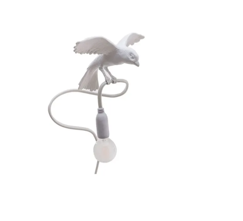 Applique*Seletti Applique murale, Sparrow Wall Cruising, , L10cm, H10cm - blanc