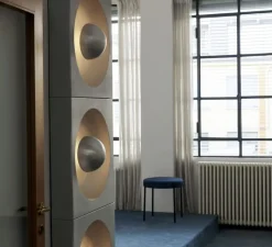 Applique*Verpan Applique murale, Spiegel, , L62,5cm, H62,5cm - Aluminium brossé