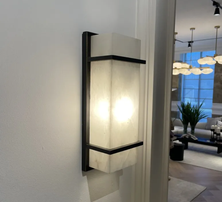 Applique*Eichholtz Applique murale, Spike S, , L9cm, H34cm - albâtre, bronze