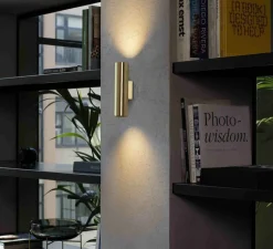 Applique*Faro Applique murale, STAN, , L6cm, H22,5cm - or satiné