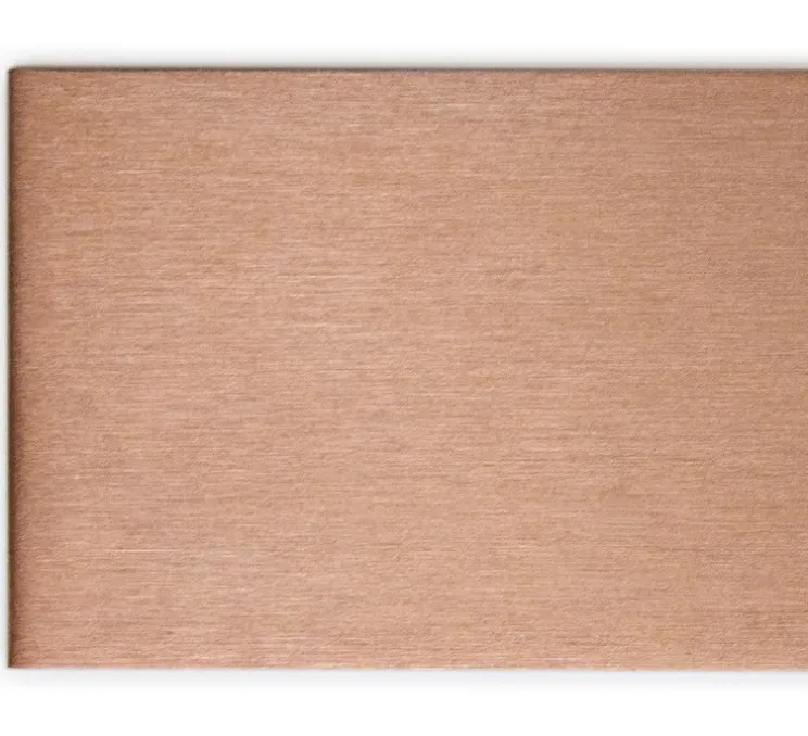 Applique murale, Stick, medium, cuivre satiné, LED, dim, 2700K, 2500 lm, L11,9cm, H60cm - Contardi