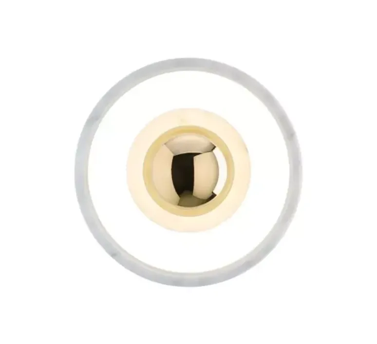 Applique*Tom Dixon Applique murale, Stone, , IP44, LED, dim, 3000k, 360 lm, L18cm, H18cm - blanc, or