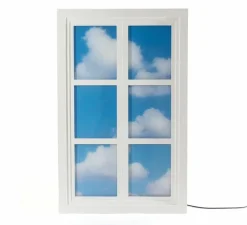 Applique*Seletti Applique murale, Suite Window, , L57cm, H90cm - bleu ciel