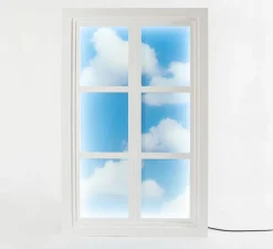 Applique*Seletti Applique murale, Suite Window, , L57cm, H90cm - bleu ciel