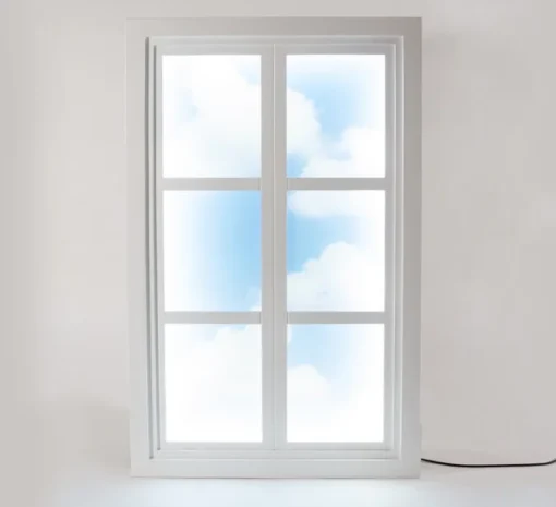 Applique*Seletti Applique murale, Suite Window, , L57cm, H90cm - bleu ciel