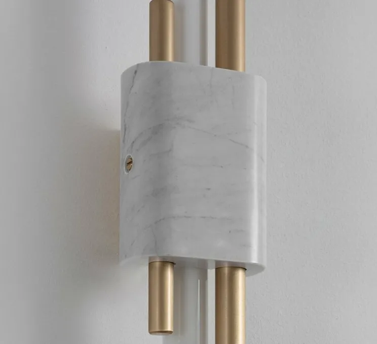 Applique murale, TANTO LARGE, laiton, LED, White, 2700K, L8,6cm, H65cm - Bert Frank