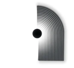 Applique murale, Tapis 3.0, gris clair, LED, dim, 2700K, 480 lm, L21,3cm, H45cm - Wever&Ducré