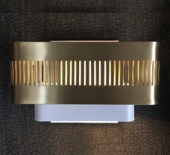 Applique*Gong Applique murale, Tarya Small, , L23,2cm, H14,5cm - laiton, blanc