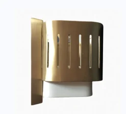 Applique*Gong Applique murale, Tarya Small, , L23,2cm, H14,5cm - laiton, blanc