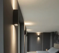 Applique*SLV Applique murale, Teo, , L7cm, H22.3cm - anthracite