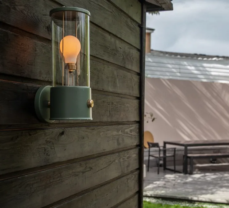 Applique murale, The Muse , Pleasure Garden green, IP44,2800K, 500lm, Ø12,5cm, H33,8cm - Tala