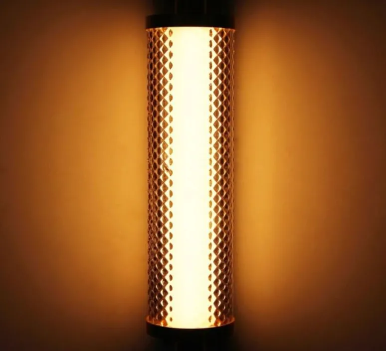 Applique*Elements lighting Applique murale, Tiffany, , IP44, LED, 2700K, 1050 lm, Ø13,5cm, H38cm - Graphite