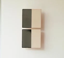 Applique*Violaine D'Harcourt Applique murale, Tiles Line G, , L14cm, H29cm - gris, blanc