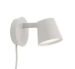 Applique*Muuto Applique murale, Tip, , LED, 2700K, 220lm, L9,5cm, H9,5cm - gris