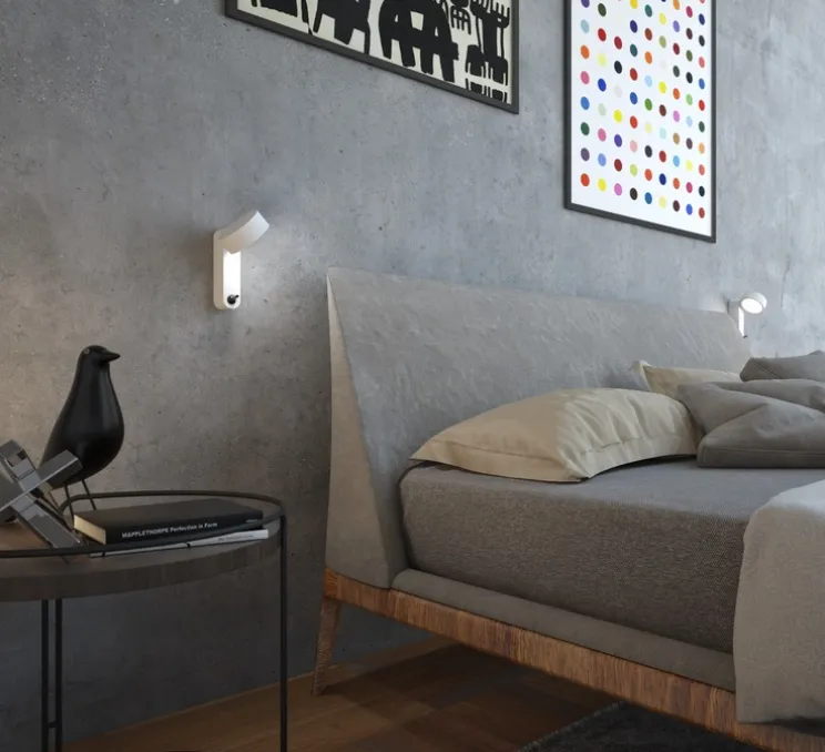 Applique murale, Toggle, blanc, LED, 2700K, 700 lm, L9,6cm, H17,1cm - Martinelli Luce