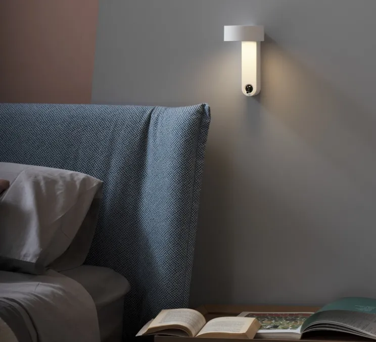 Applique murale, Toggle, blanc, LED, 2700K, 700 lm, L9,6cm, H17,1cm - Martinelli Luce