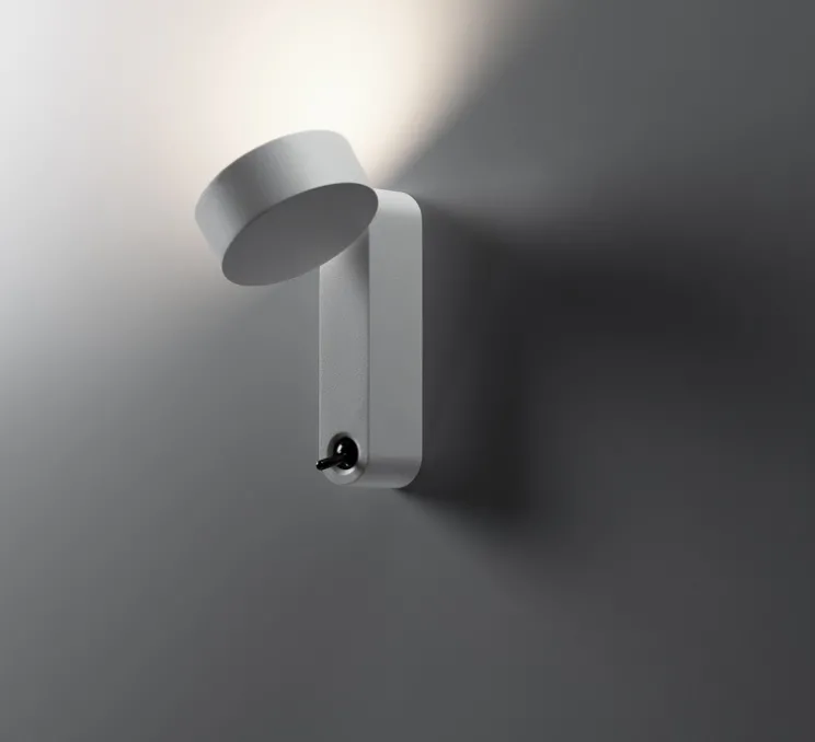 Applique murale, Toggle, blanc, LED, 2700K, 700 lm, L9,6cm, H17,1cm - Martinelli Luce