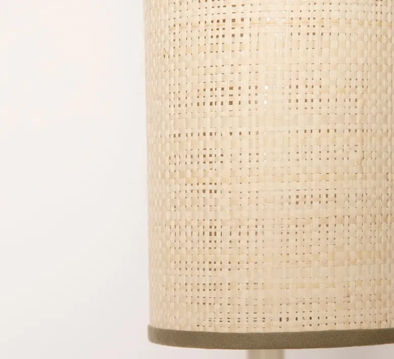 Applique*Sarah Lavoine Applique murale, Tokyo, acier, rabane, , L9cm, H39cm - blanc