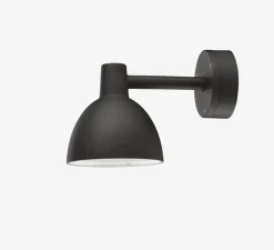 Applique*Louis Poulsen Applique murale, Toldbod 155, , IP44, Ø15,5cm, H26,7cm - noir