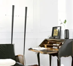 Applique murale, Torchére, LED, noir, H190cm - LUMEN CENTER ITALIA