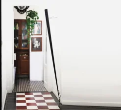 Applique murale, Torchére, LED, noir, H190cm - LUMEN CENTER ITALIA