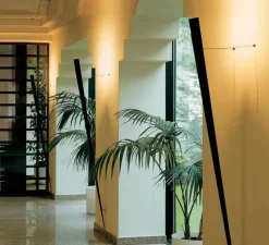 Applique murale, Torchére, LED, noir, H190cm - LUMEN CENTER ITALIA